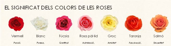 Significat dels colors de les roses
